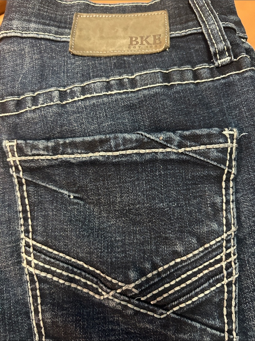 BKE Jeans Men’s Size 31 x 30 BKE JAKE Straight Leg Jeans Dark Indigo Wash